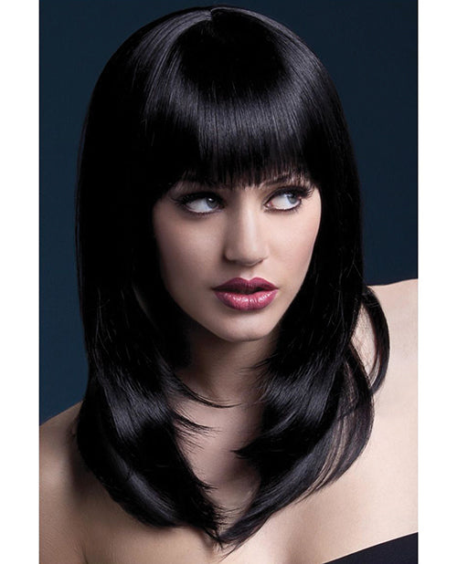 Smiffy The Fever Wig Collection Tanja - Black - Nifty Wigs