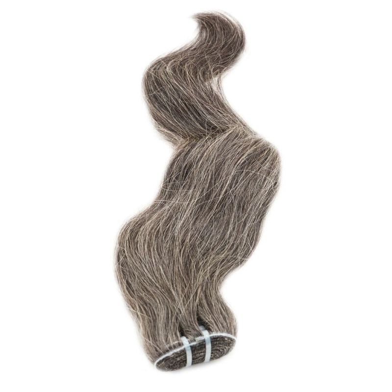 Vietnamese Natural Gray Hair Extensions - Nifty Wigs